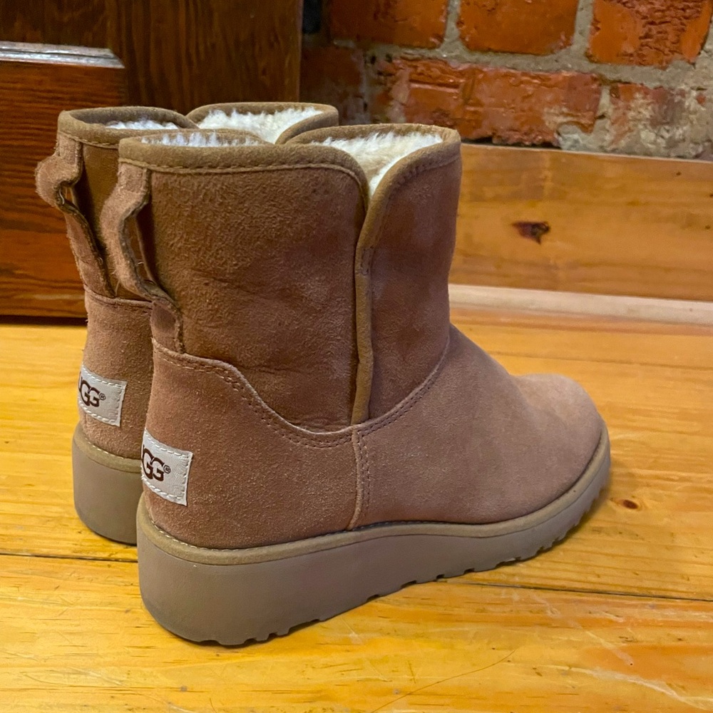 UGG mini boots with a wedge heel